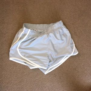 grey nike women’s shorts